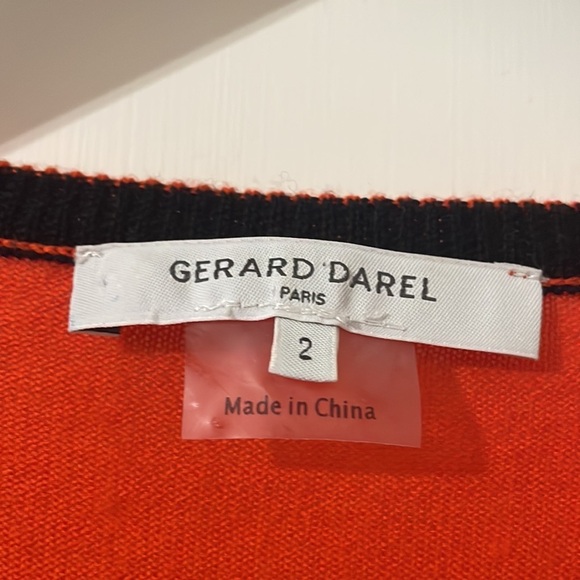 Gerard Darel Paris Merino Wool Sweater Size 2 - Picture 3 of 6
